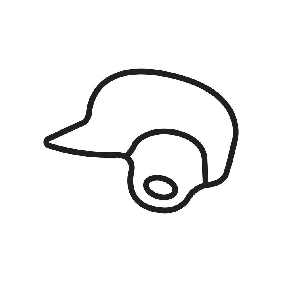 beisebol capacete ícone Projeto vetor