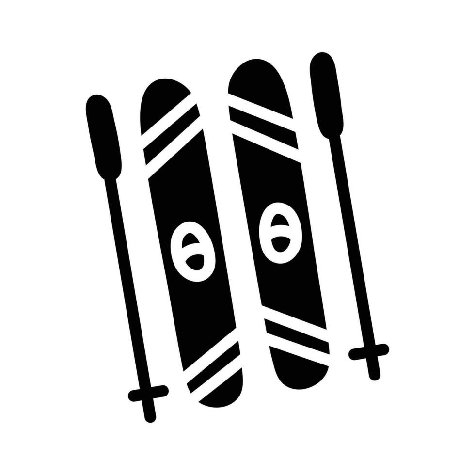 patins vetor sólido ícone Projeto ilustração. olímpico símbolo em branco fundo eps 10 Arquivo