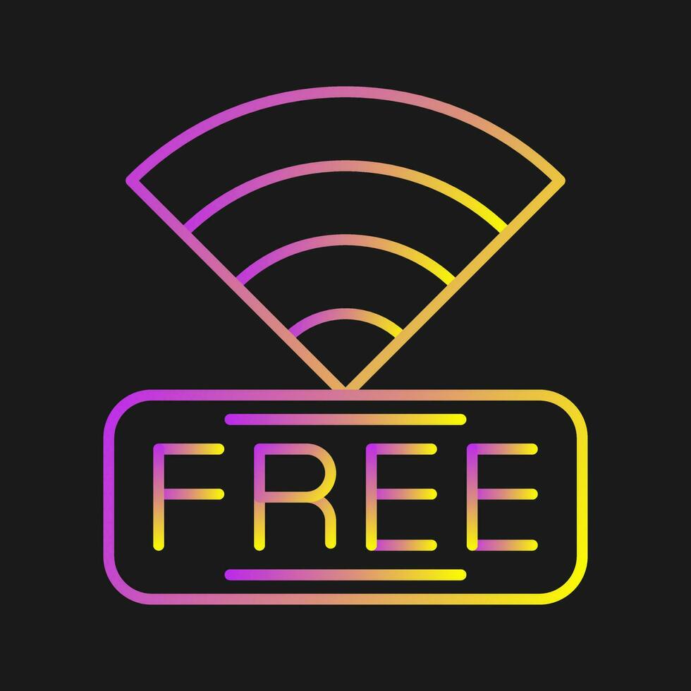ícone de vetor de wifi grátis