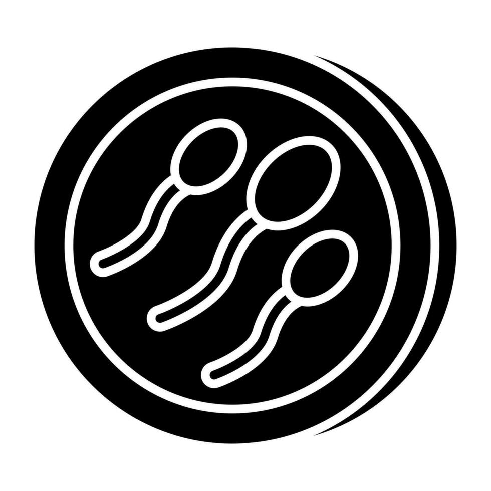 conceptual sólido Projeto ícone do pequeno intestino vetor