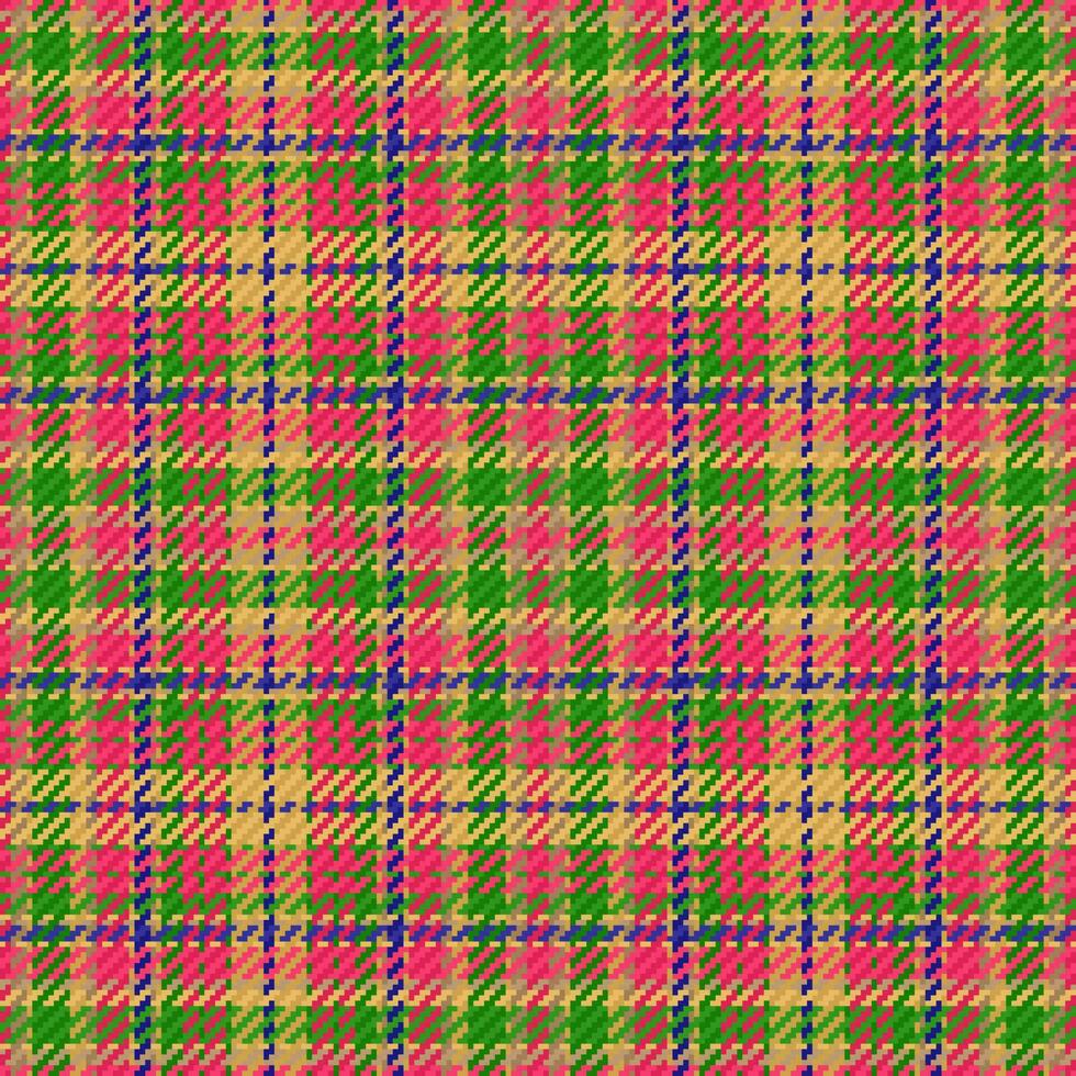 desatado vetor textura. têxtil tecido xadrez. tartan fundo Verifica padronizar.