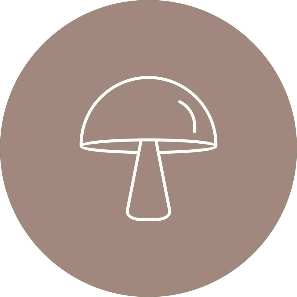 ícone de vetor de cogumelo único