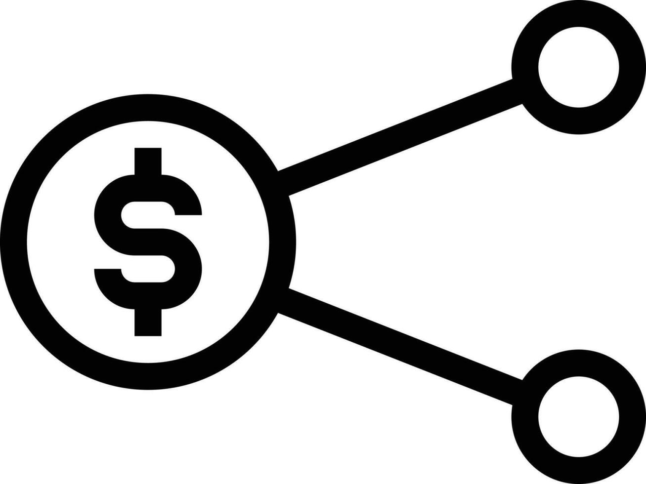 ilustração em vetor dólar em um ícones de symbols.vector de qualidade background.premium para conceito e design gráfico.