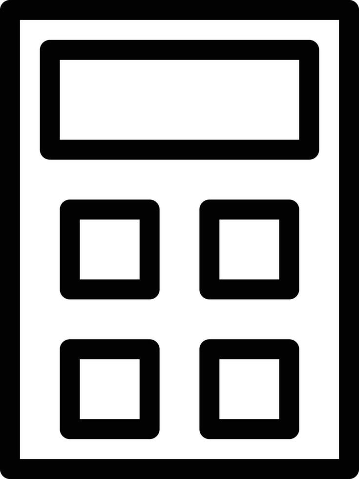 ilustração vetorial calculadora em um ícones de symbols.vector de qualidade background.premium para conceito e design gráfico. vetor