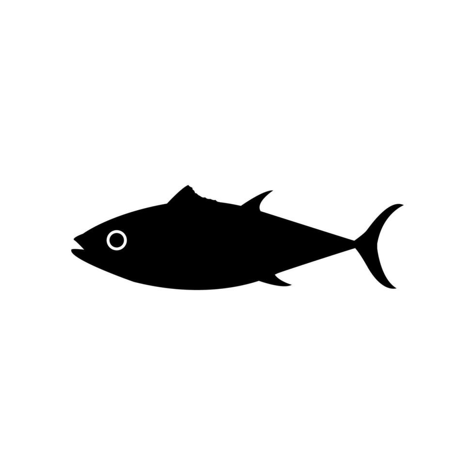 peixe ícone vetor. frutos do mar ilustração placa. Comida símbolo ou logotipo. vetor