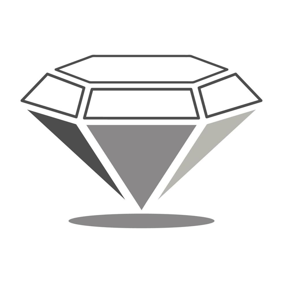 diamante logotipo vetor ilustração Projeto