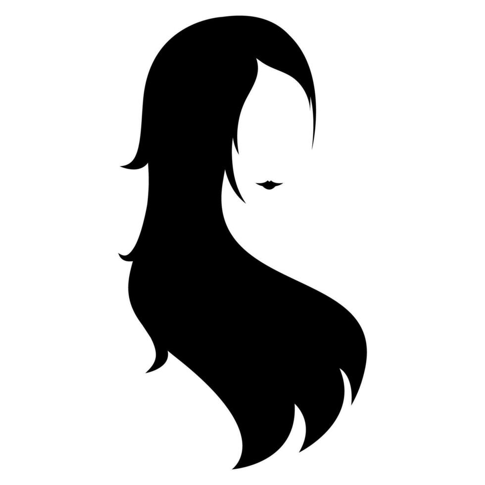 cabelo logotipo vetor ilustração