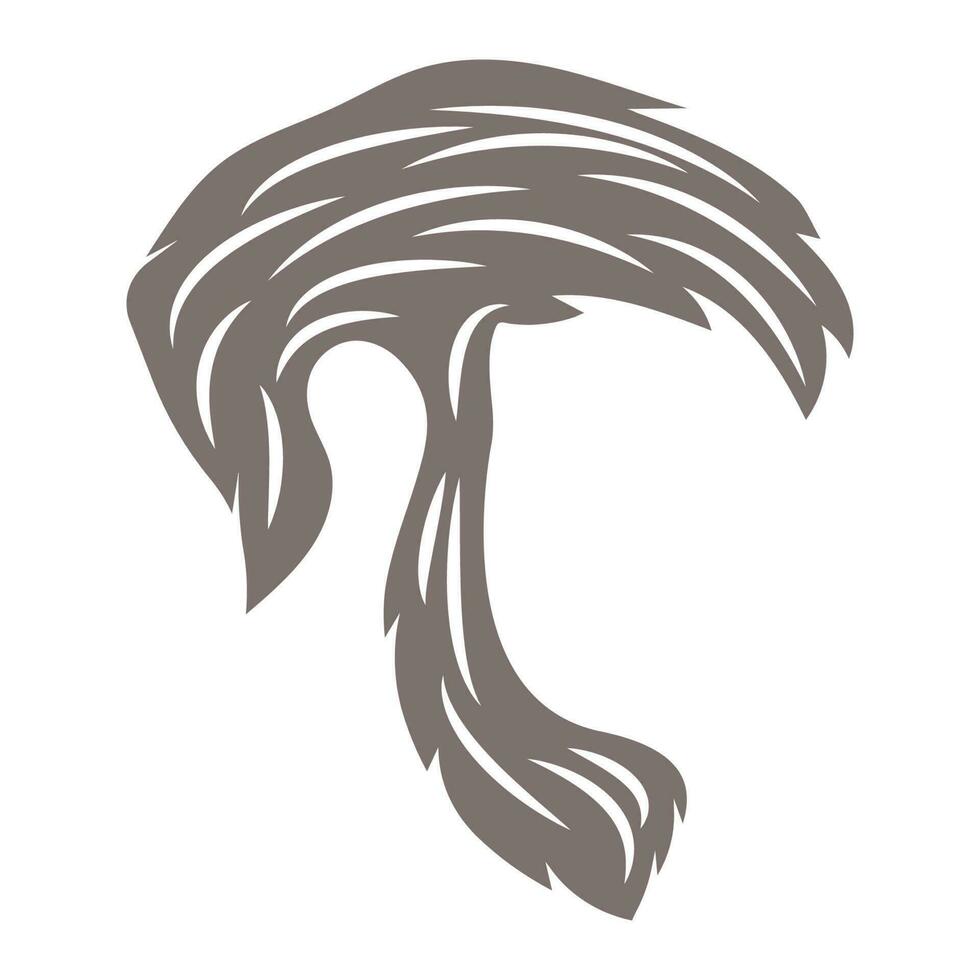 cabelo logotipo vetor ilustração