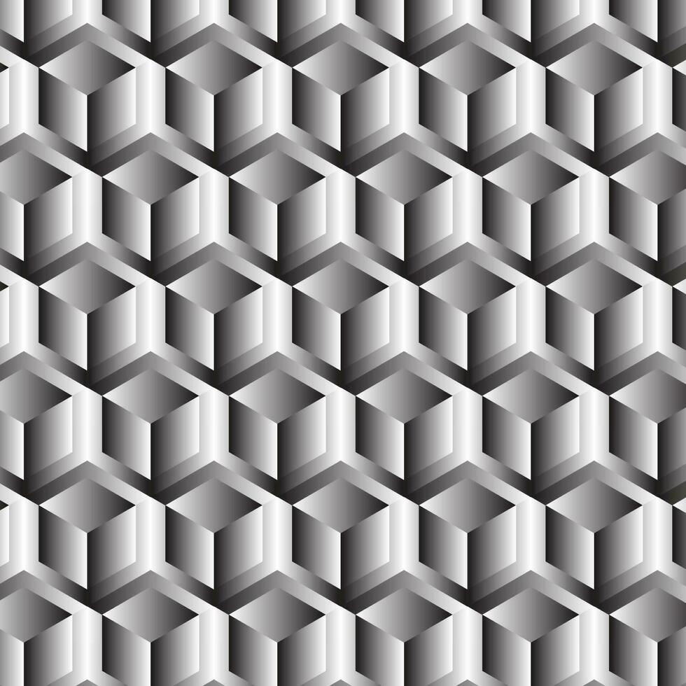 abstrato geométrico hexagonal prata padronizar vetor. vetor