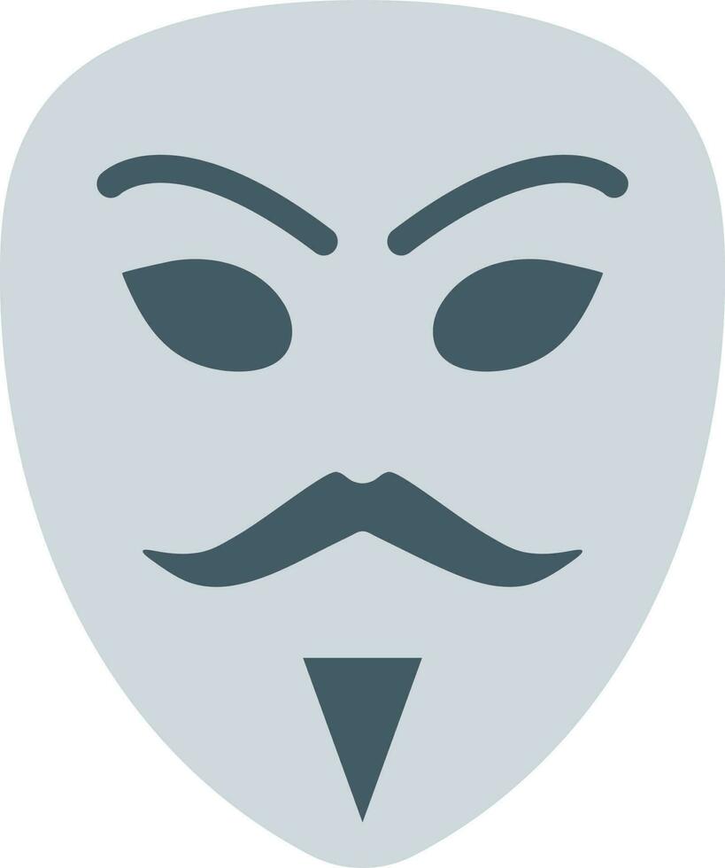 hacker mascarar ícone vetor imagem. adequado para Móvel aplicativos, rede apps e impressão meios de comunicação.