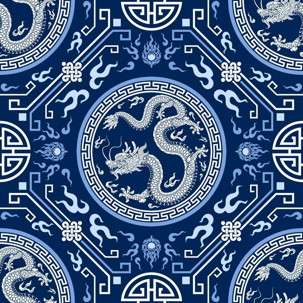 desatado padronizar feliz chinês Novo ano 2024 a Dragão zodíaco placa vetor
