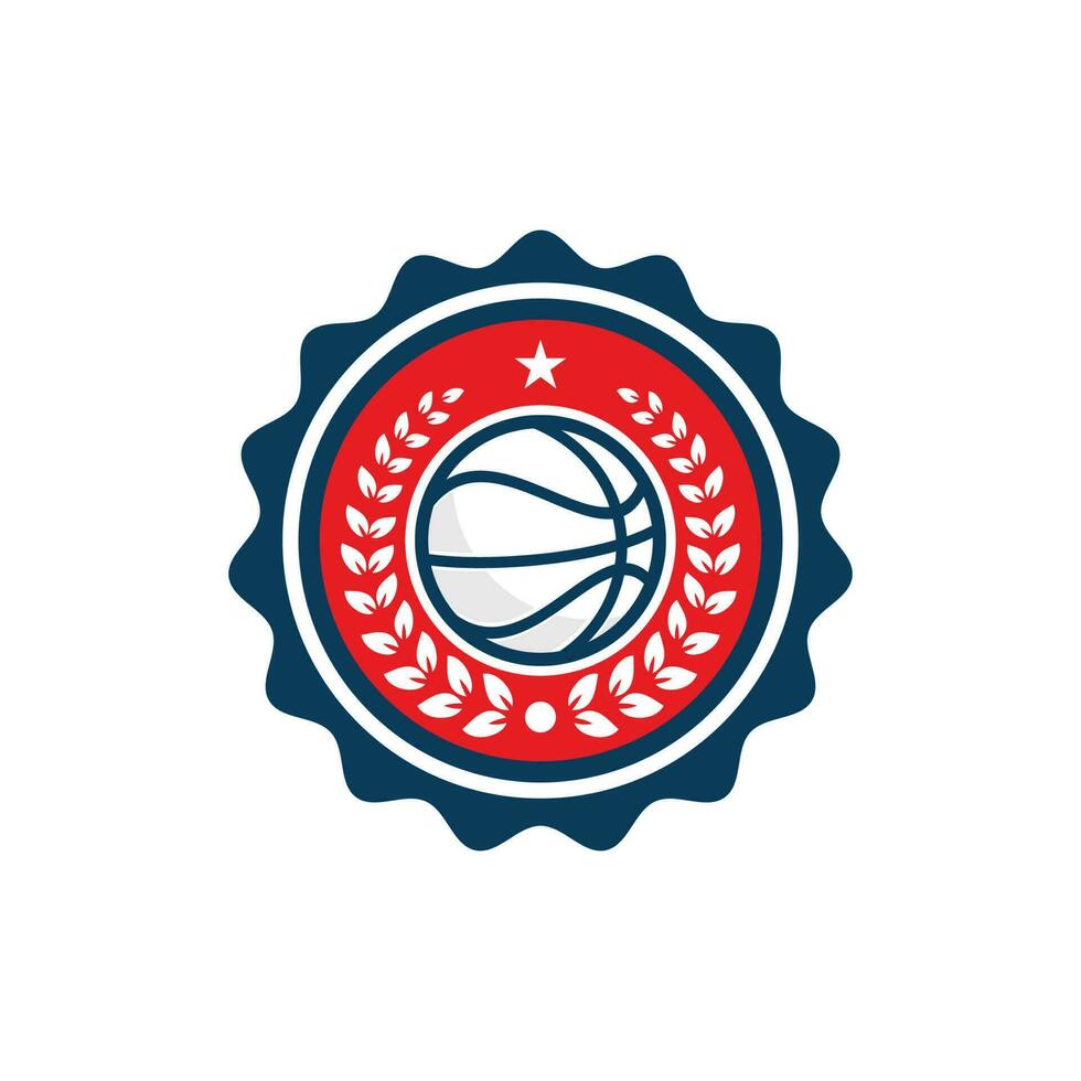 basquetebol logotipo Projeto vetor ilustração