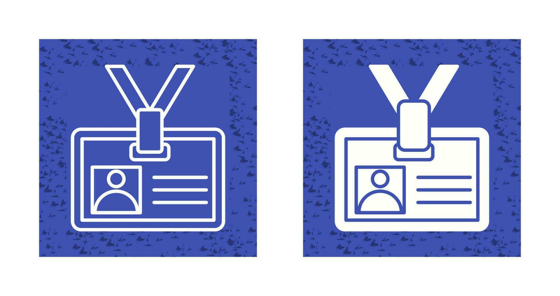 ícone de vetor de cartão de identificação