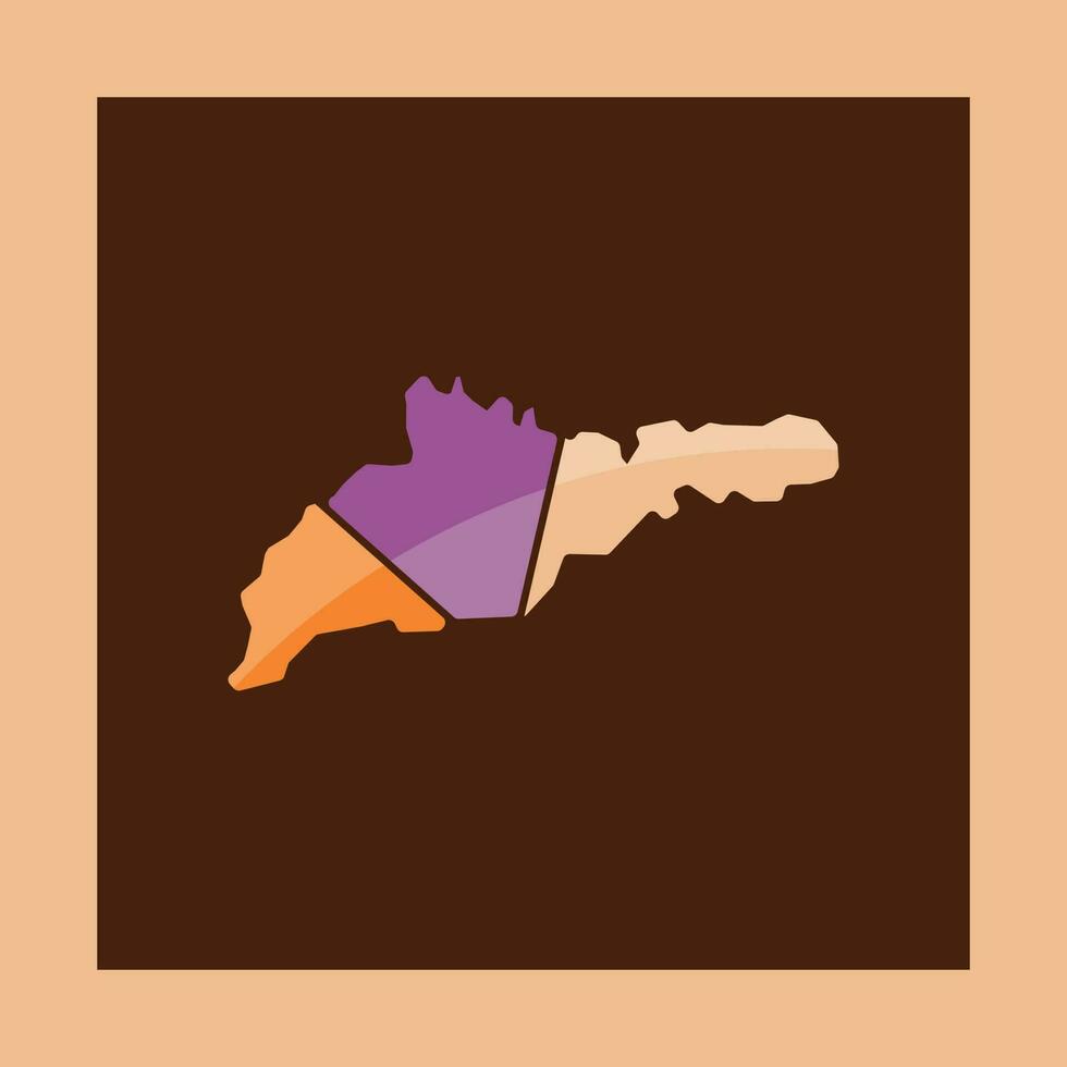 chernivtsi cidade mapa moderno criativo logotipo vetor