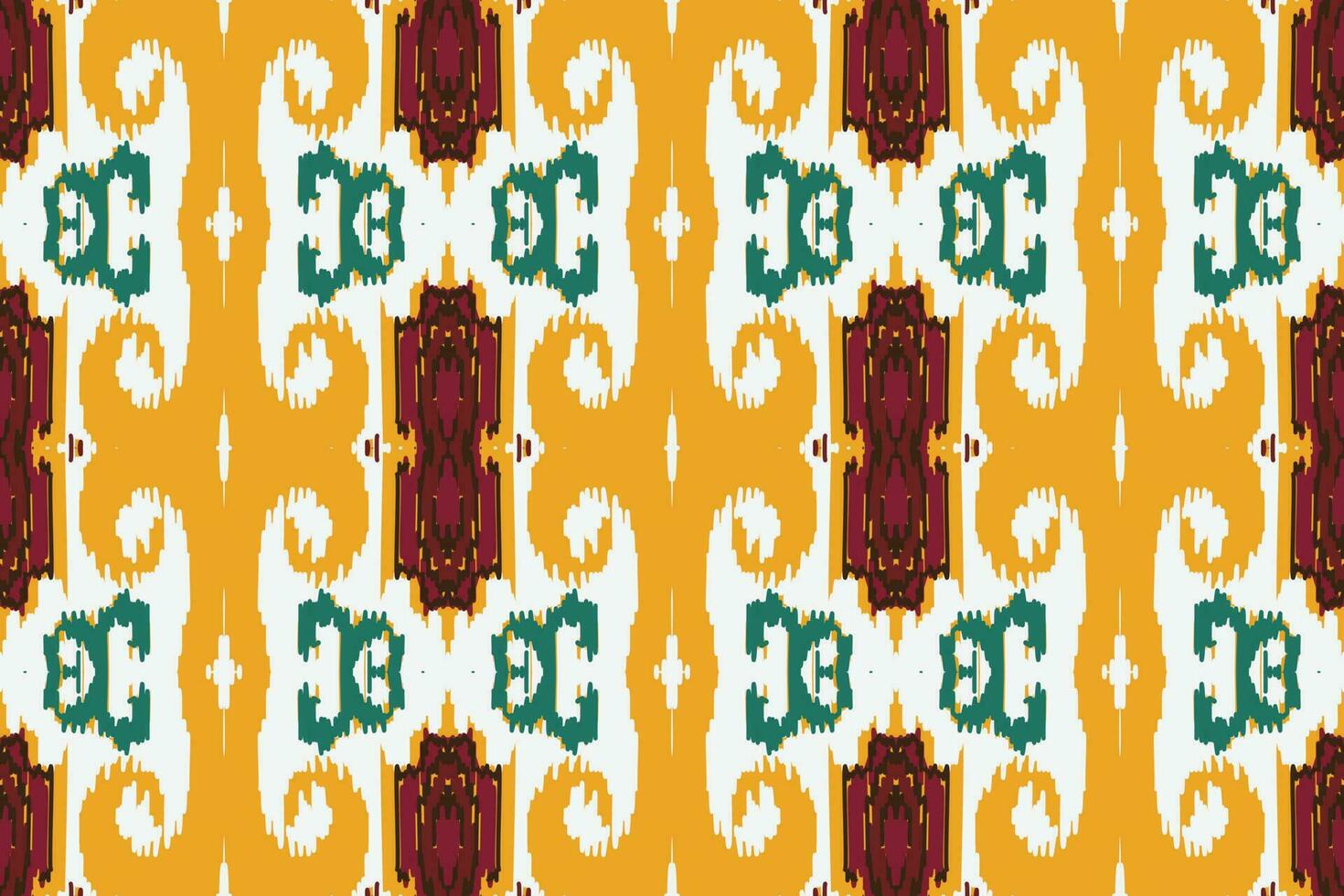 motivo ikat floral paisley bordado fundo. geométrico étnico oriental padronizar tradicional. ikat asteca estilo abstrato vetor ilustração. Projeto para impressão textura, tecido, saree, sari, tapete.