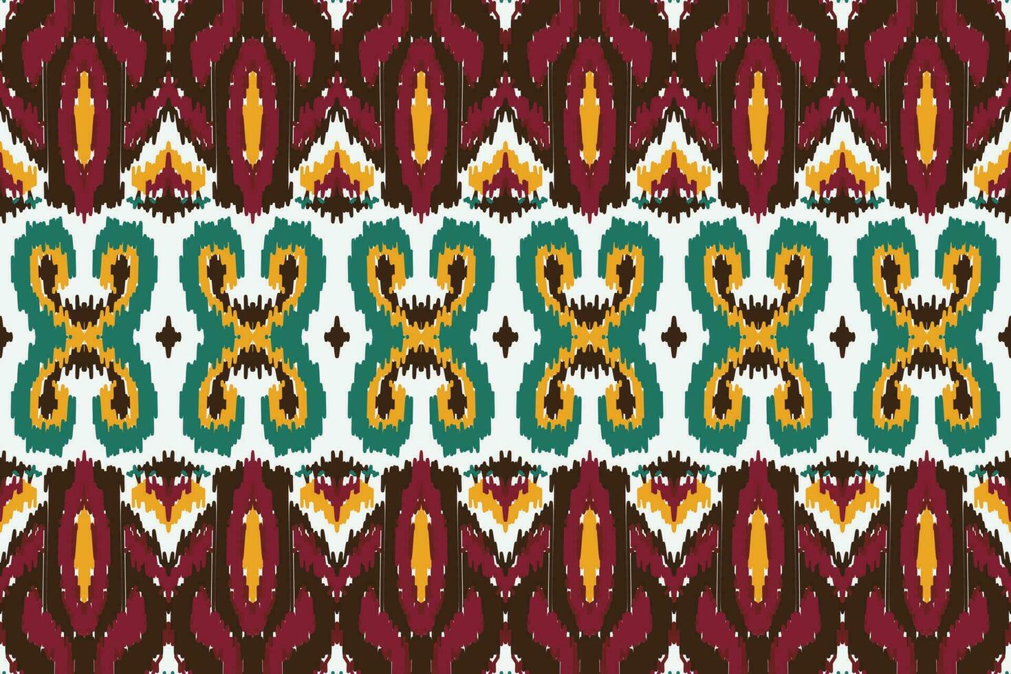 africano ikat paisley padronizar bordado fundo. geométrico étnico oriental padronizar tradicional. ikat asteca estilo abstrato vetor ilustração. Projeto para impressão textura, tecido, saree, sari, tapete.