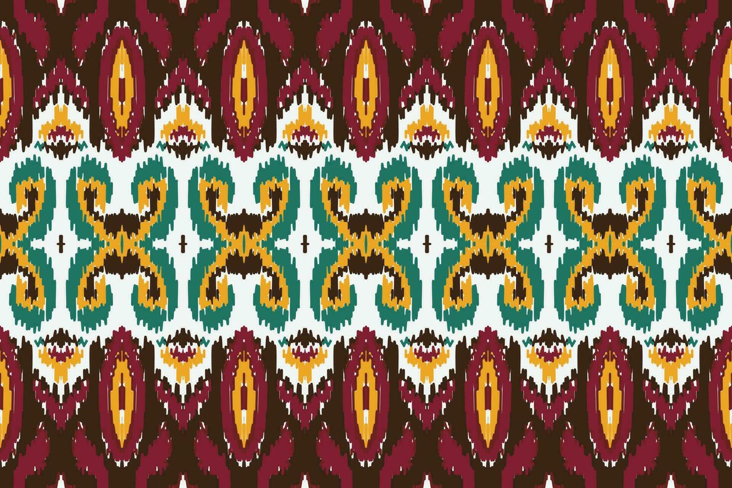 motivo ikat desatado padronizar bordado fundo. geométrico étnico oriental padronizar tradicional. ikat asteca estilo abstrato vetor ilustração. Projeto para impressão textura, tecido, saree, sari, tapete.