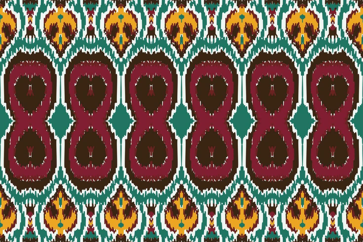 motivo ikat desatado padronizar bordado fundo. geométrico étnico oriental padronizar tradicional. ikat asteca estilo abstrato vetor ilustração. Projeto para impressão textura, tecido, saree, sari, tapete.