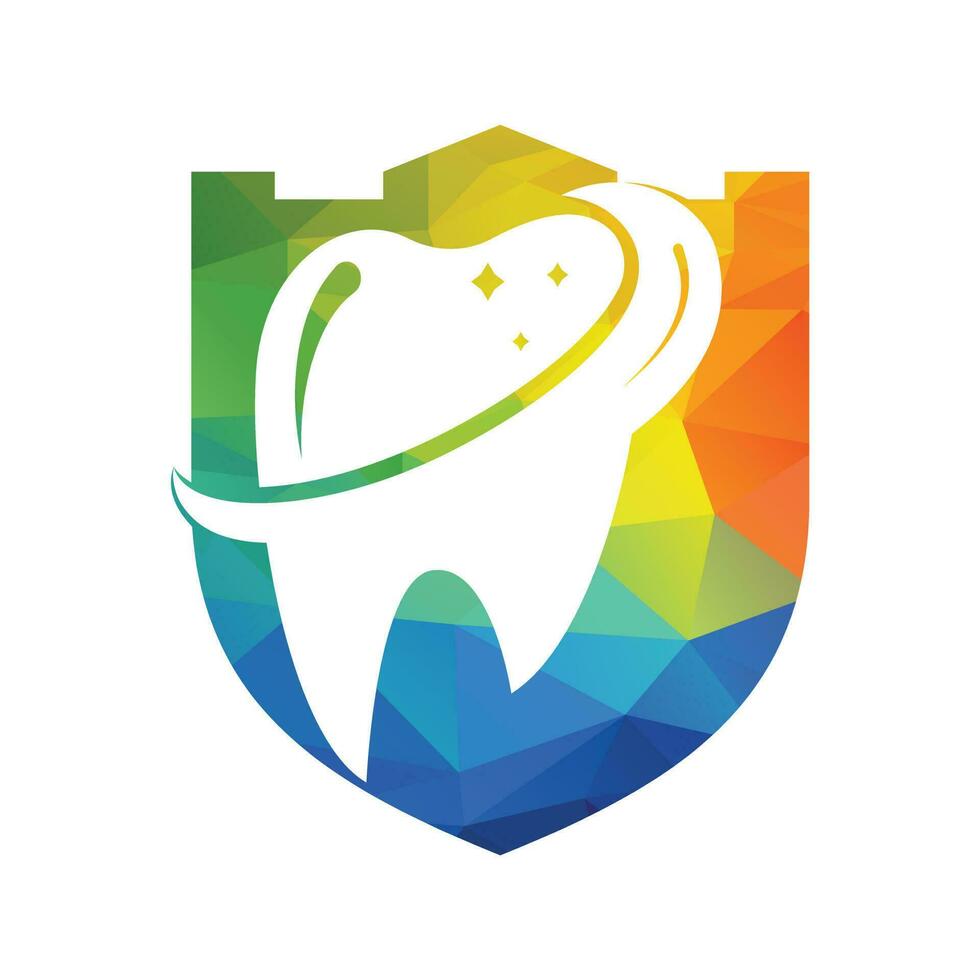 design de ilustração vetorial modelo logotipo dental. modelo de vetor de design abstrato de dentes de logotipo de clínica odontológica.