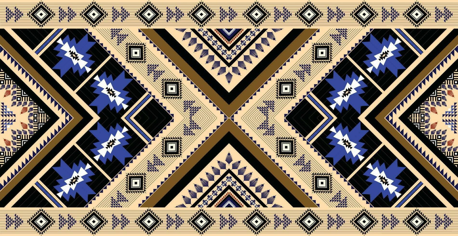 étnico padronizar vetor. geométrico Projeto do americano, mexicano, ocidental asteca motivo listrado e boêmio padronizar. projetado para plano de fundo, papel de parede, impressão, carpete, embrulho, azulejo, batik.vector illustratoin. vetor