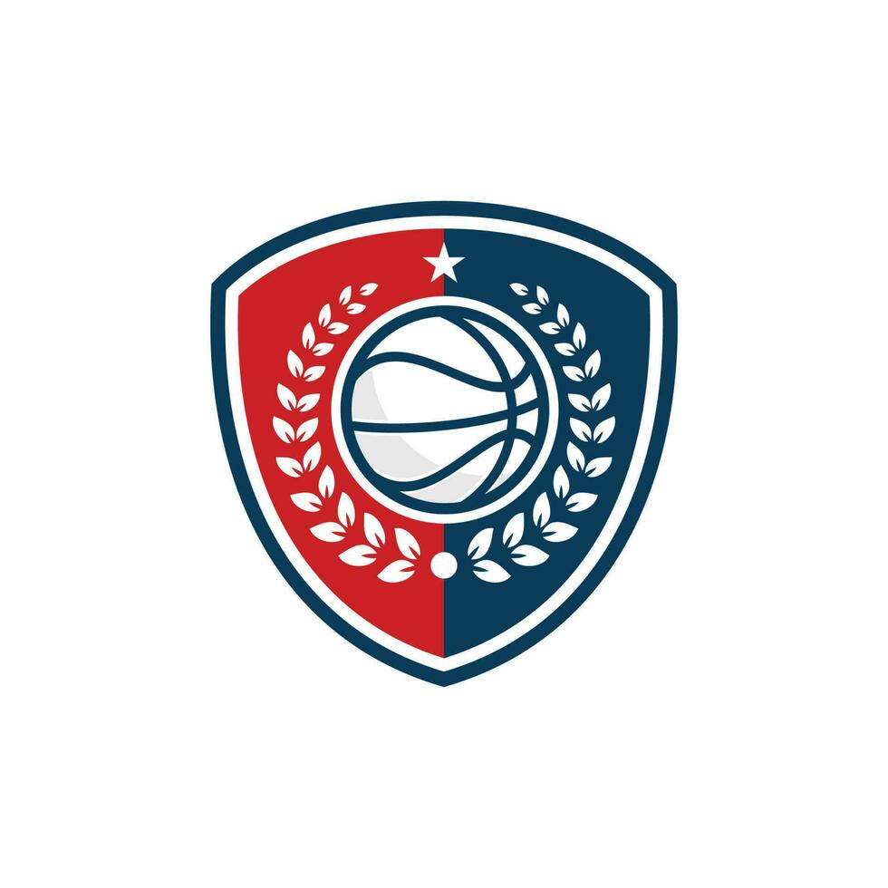 basquetebol logotipo Projeto vetor ilustração