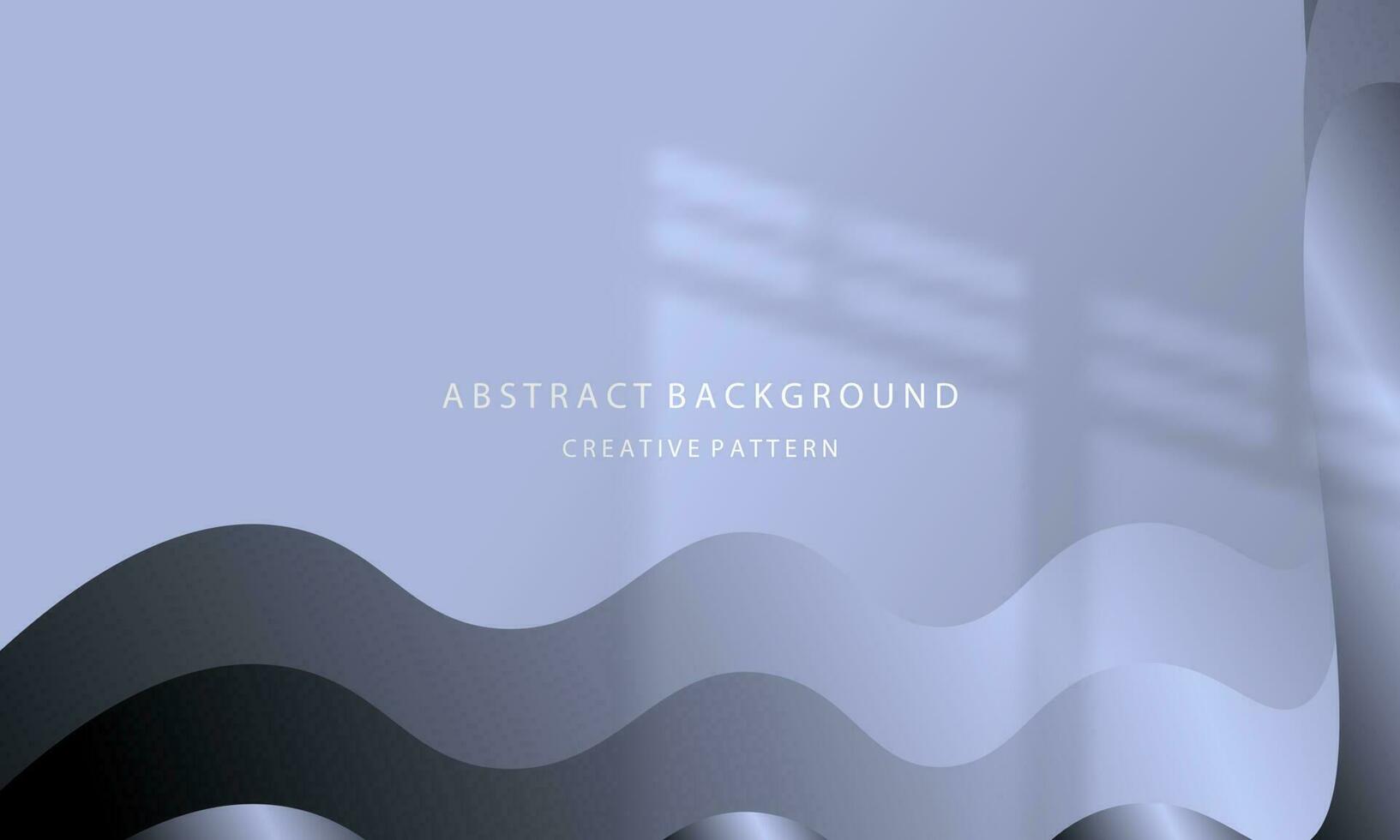 abstrato geométrico gradiente fundo ondas elegante cinzento cor transparência simples atraente para eps 10 apresentação vetor