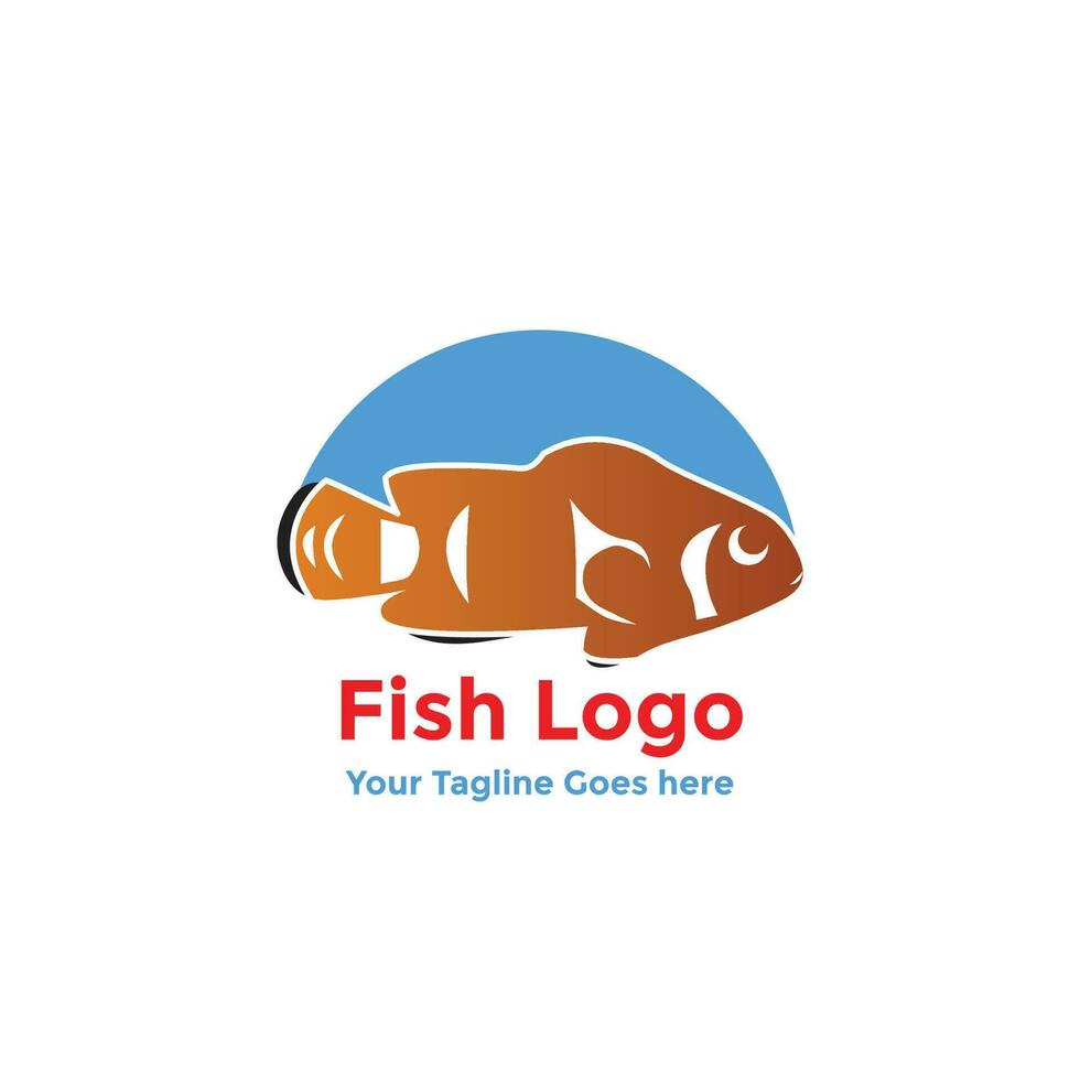 livre peixe logotipo vetor