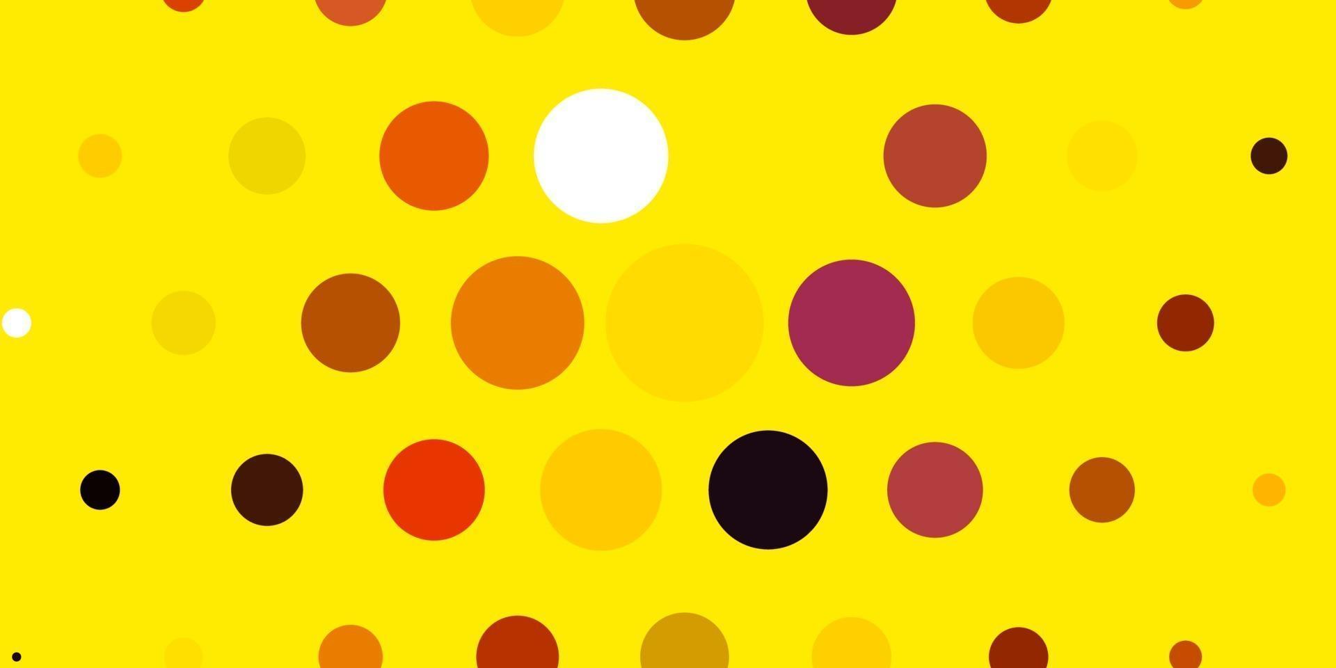 pano de fundo rosa claro, amarelo vector com pontos.