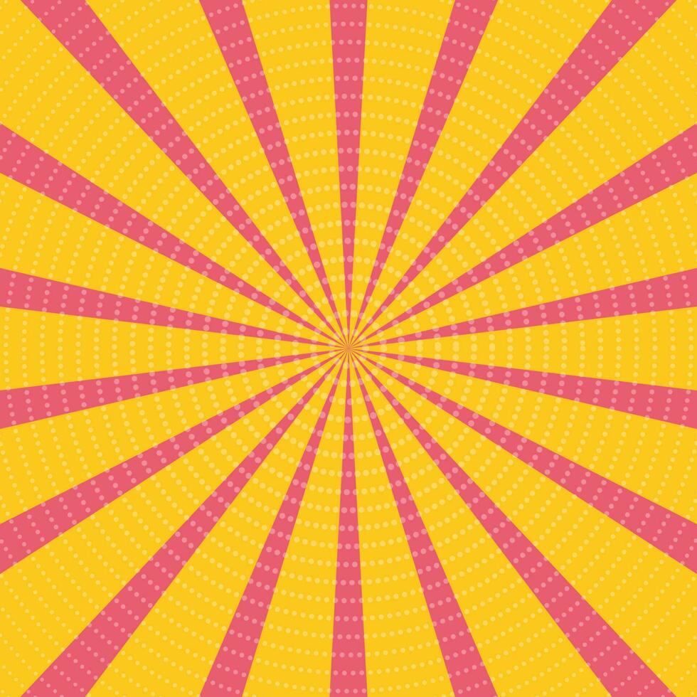 fundo ilustração dentro amarelo-rosa cores. vetor