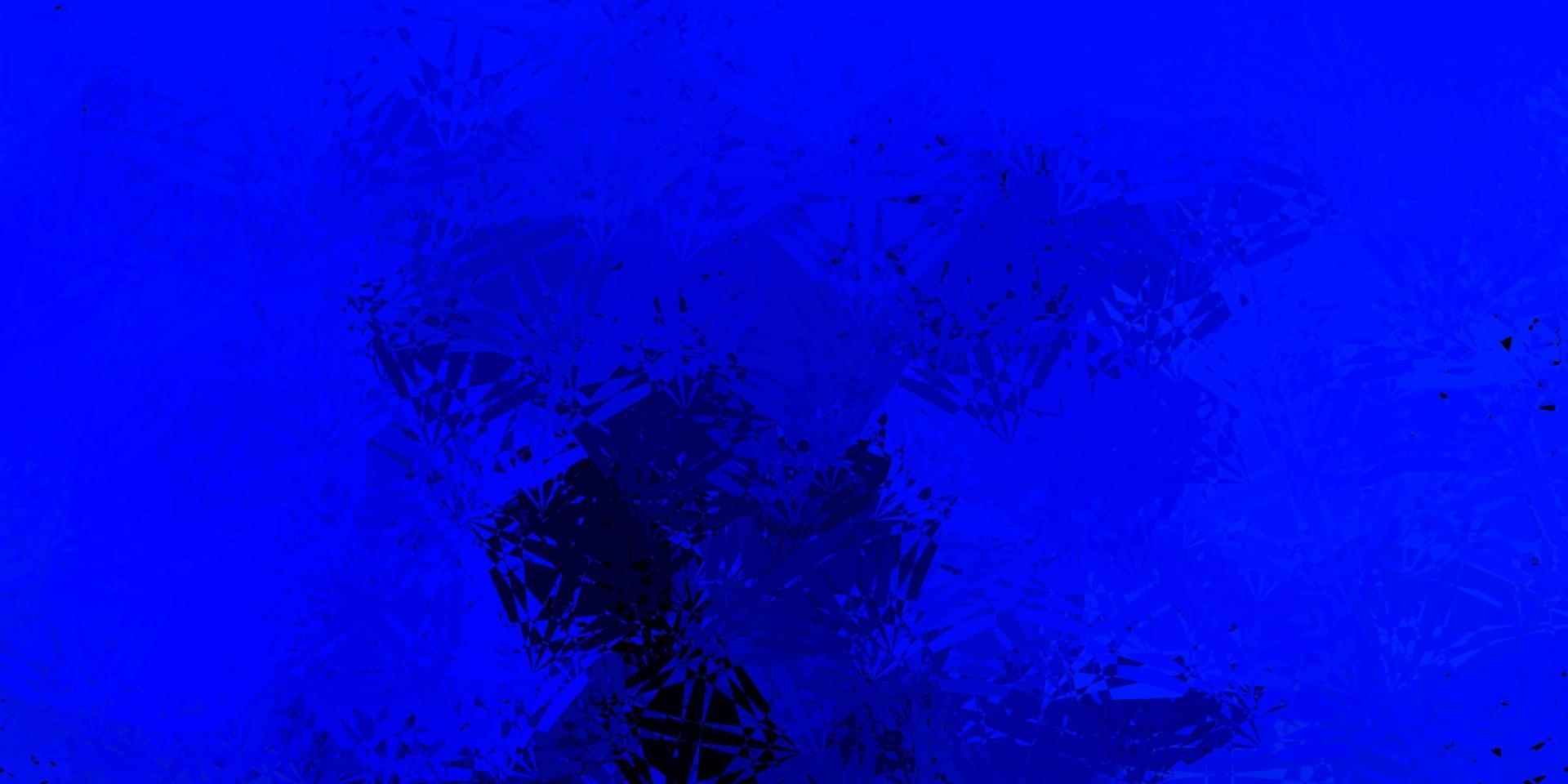 fundo vector azul escuro com formas poligonais.