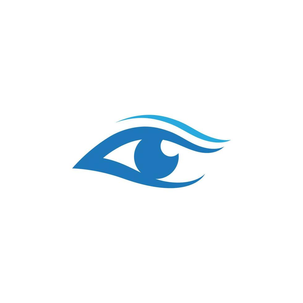 design de logotipo de vetor para cuidados com os olhos