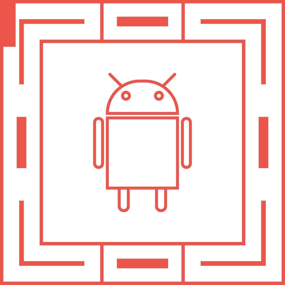 ícone de vetor logotipo android