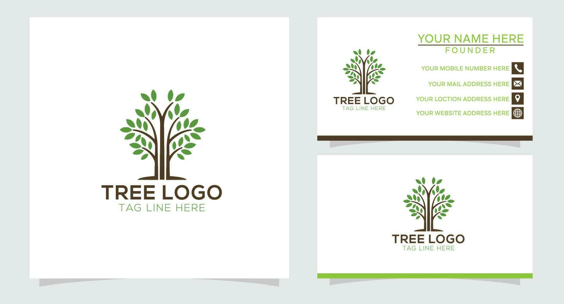 árvore com solo agricultura agricultura logotipo Projeto inspiração vetor