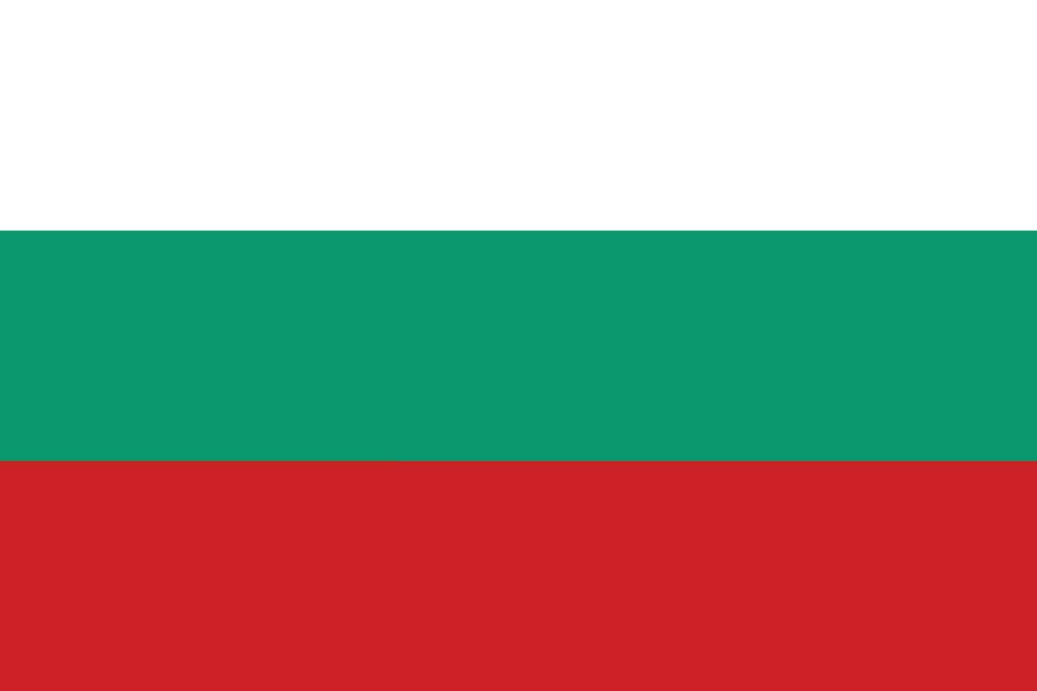 bandeira da bulgaria vetor