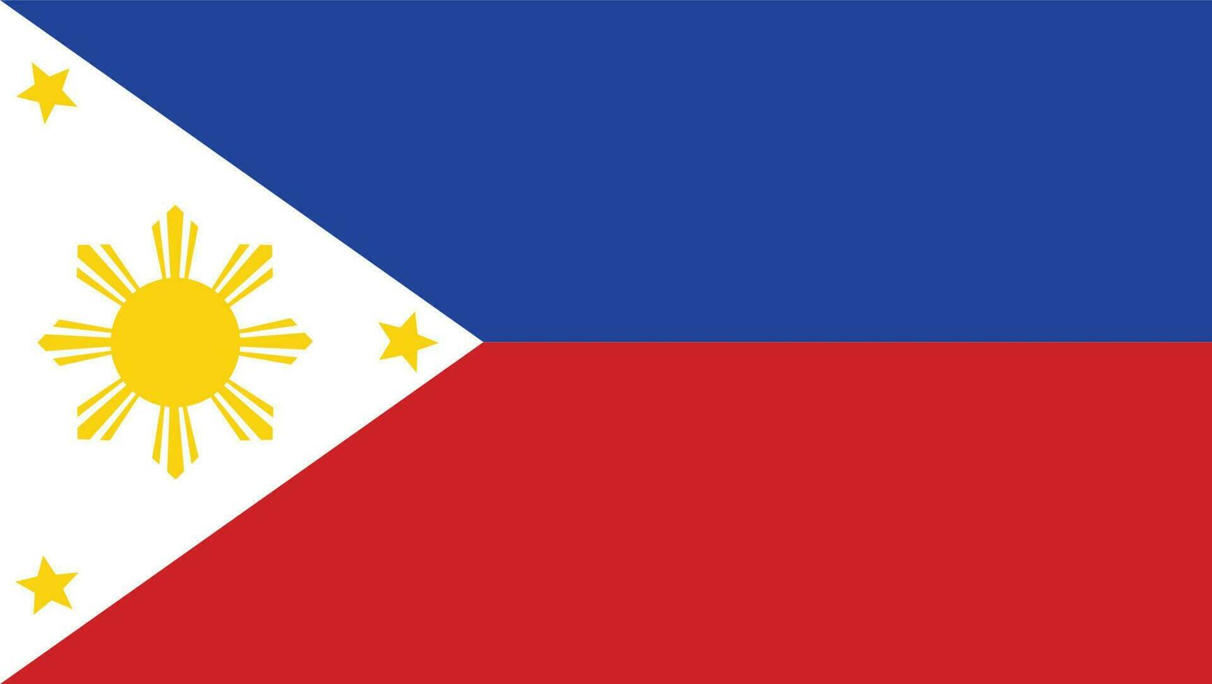 bandeira do Filipinas. Filipinas bandeira dentro círculo, coração forma vetor