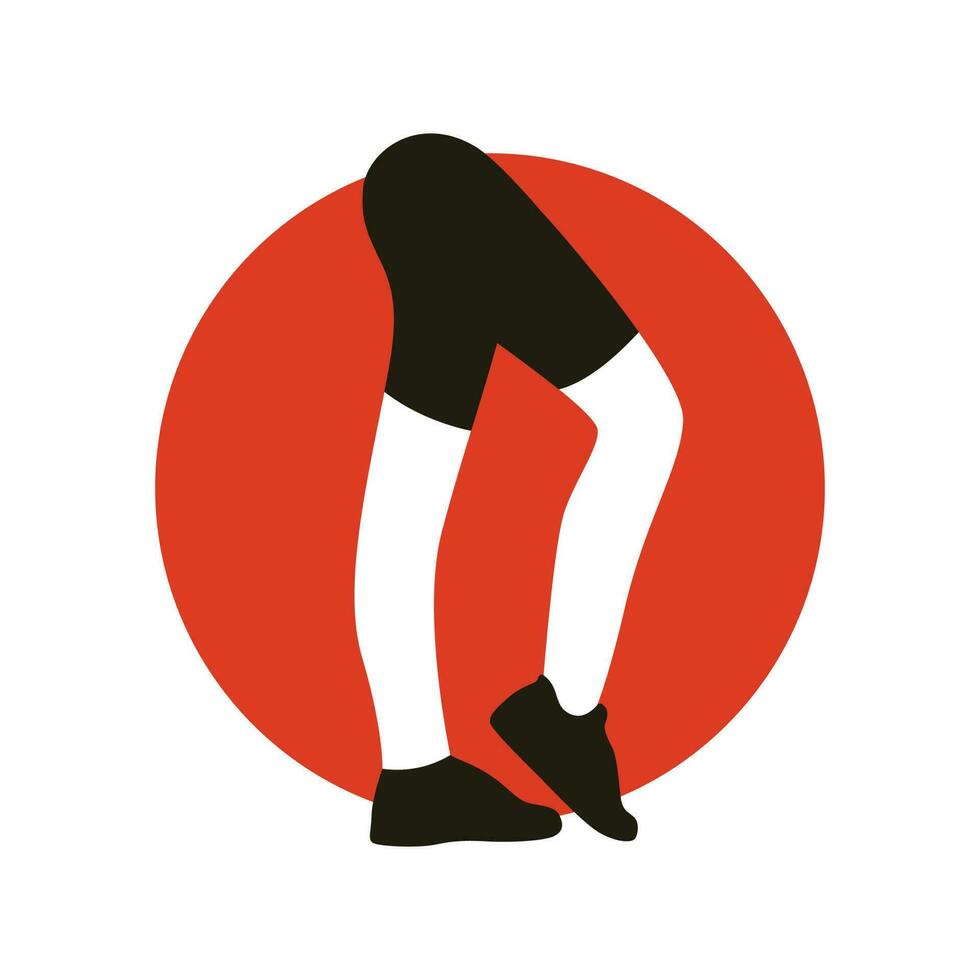 japonês calçados logotipo ilustração Projeto vetor