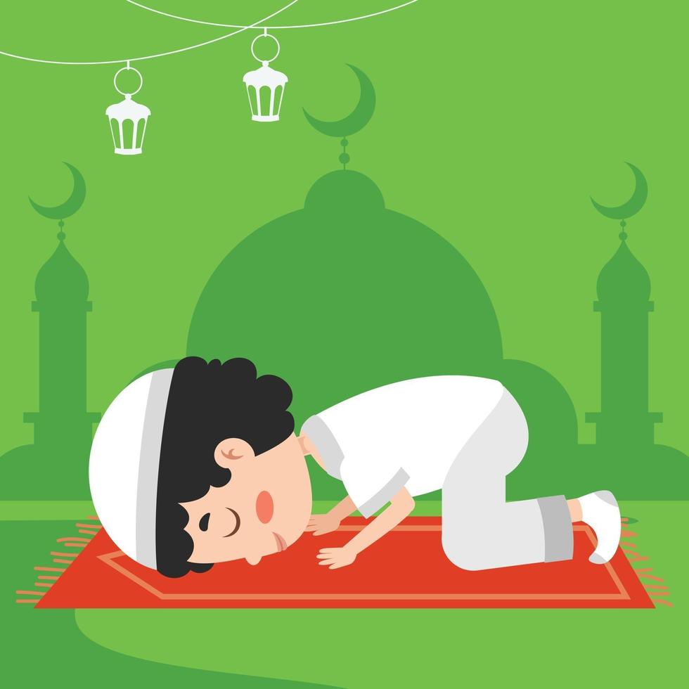 ilustração desenhada à mão para o ramadan kareem e a cultura islâmica vetor