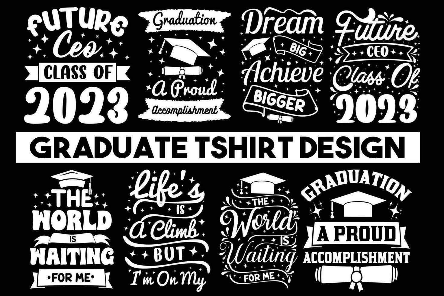 graduação camiseta Projeto pacote, Jardim da infância graduado camisa pacote, graduação presente, Jardim da infância grad camisas vetor