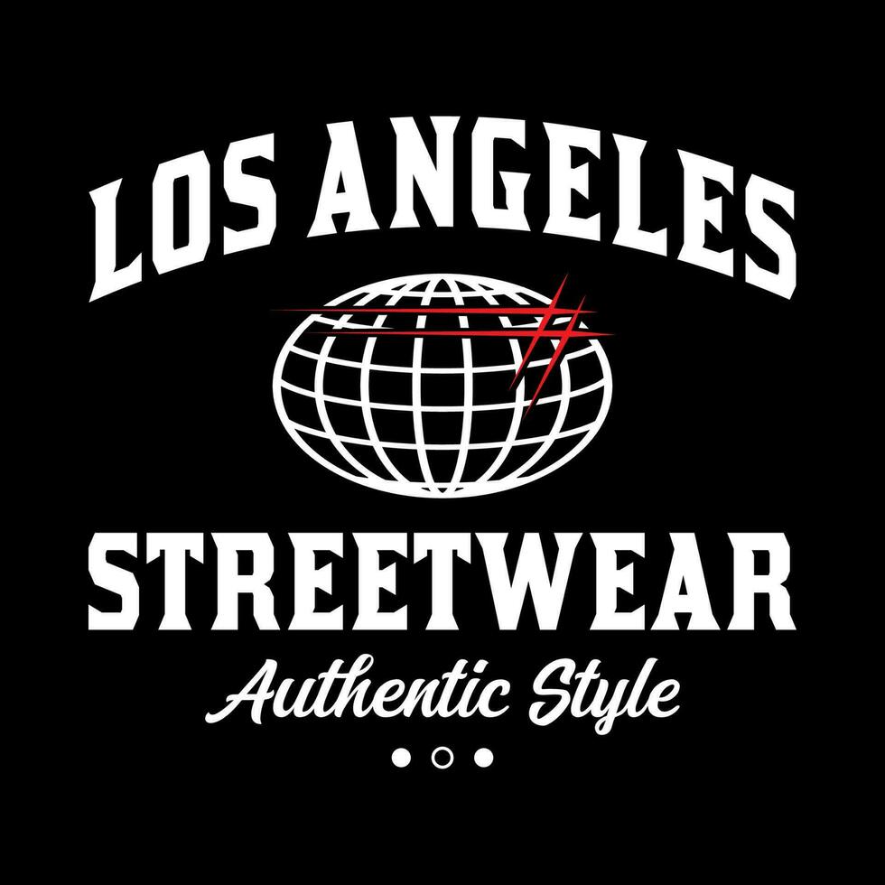 los angeles ano 2000 streetwear vintage estilo colorida slogan citar vetor ícone ilustração fundo. adequado para camiseta, roupas, poster, bandeira, folheto, adesivo