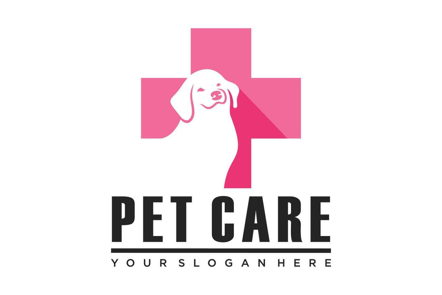 animal logotipo vetor ícone para animal fazer compras ou animal Cuidado e veterinário gato e cachorro
