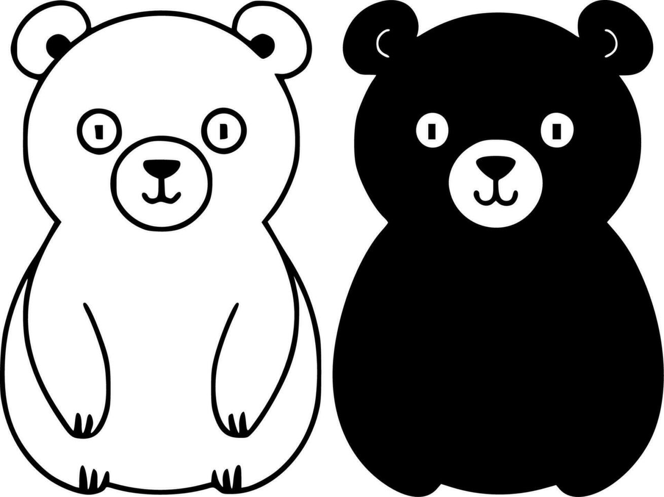 ursos - Alto qualidade vetor logotipo - vetor ilustração ideal para camiseta gráfico