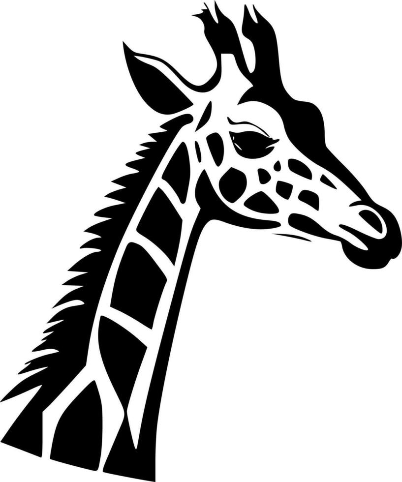 girafa - minimalista e plano logotipo - vetor ilustração