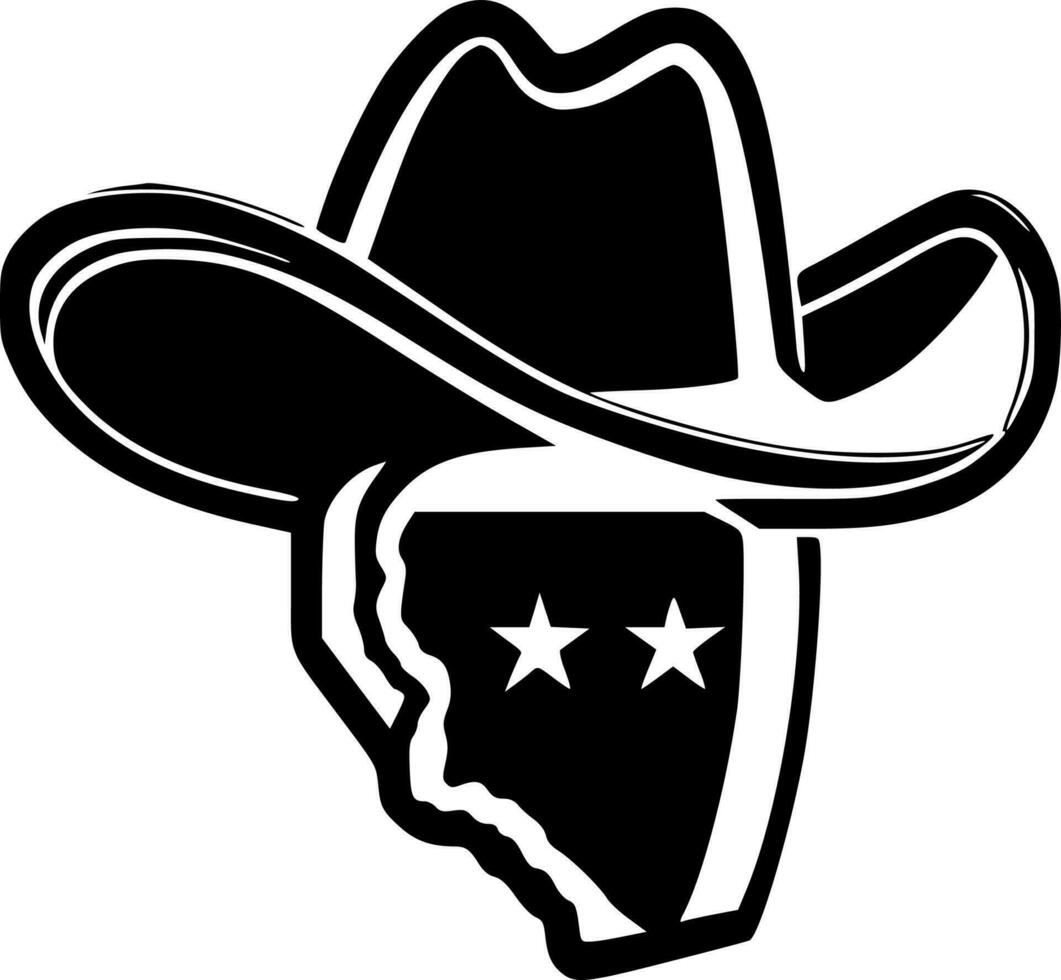 texas, Preto e branco vetor ilustração