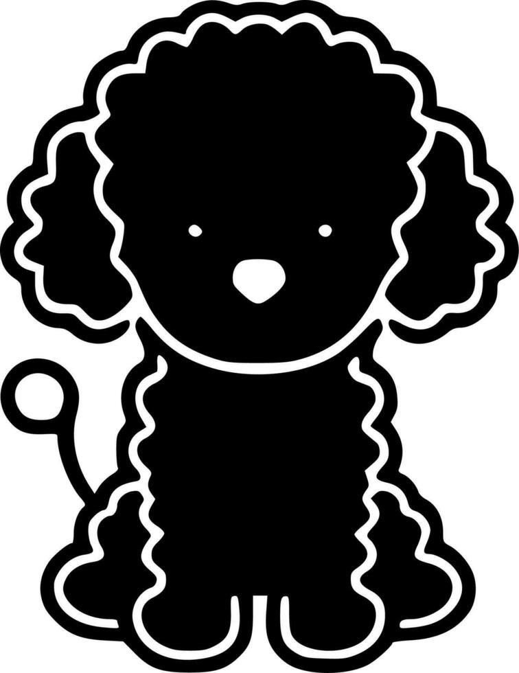 poodle - Alto qualidade vetor logotipo - vetor ilustração ideal para camiseta gráfico