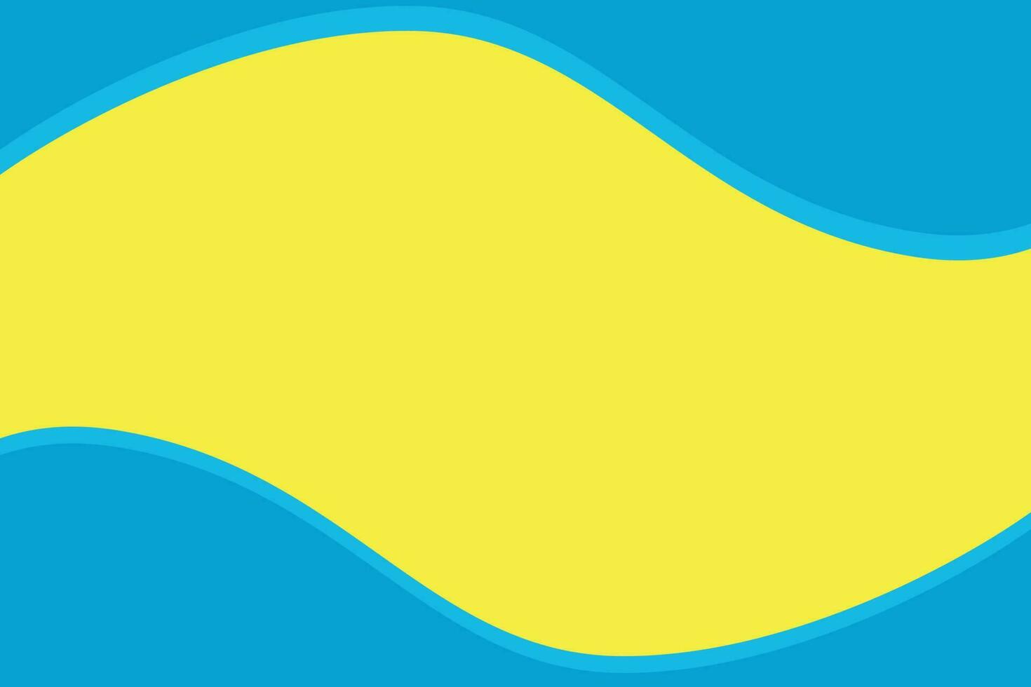 amarelo e azul, abstrato onda fundo adequado para aterrissagem página e Área de Trabalho computador papel de parede. vetor