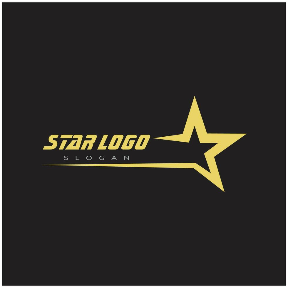 Estrela logotipo ilustração vetor e símbolo Projeto