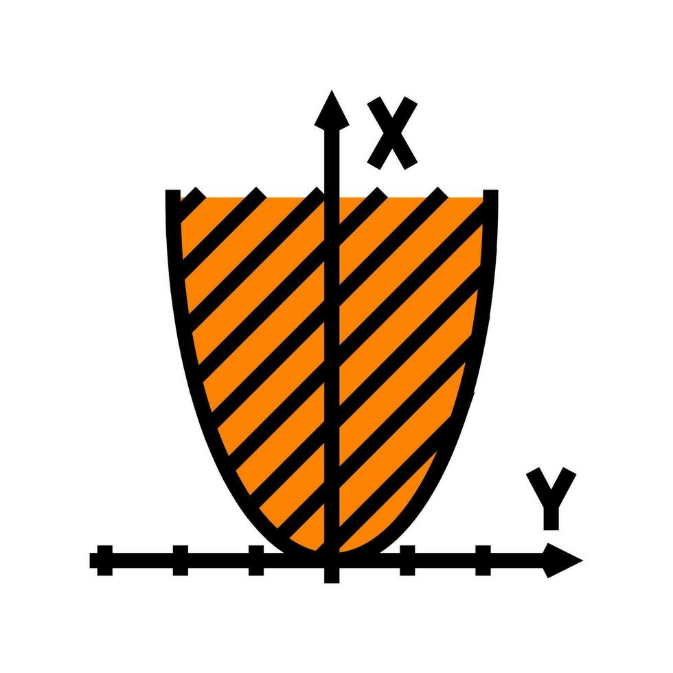 álgebra Educação Ciência cor ícone vetor ilustração