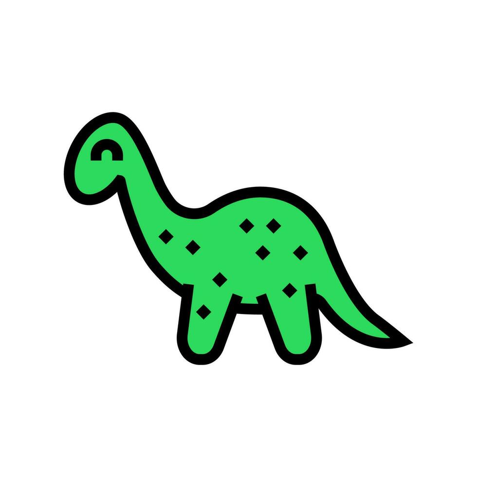 brinquedo animal dinossauro brinquedo criança jogos jogar cor ícone vetor ilustração