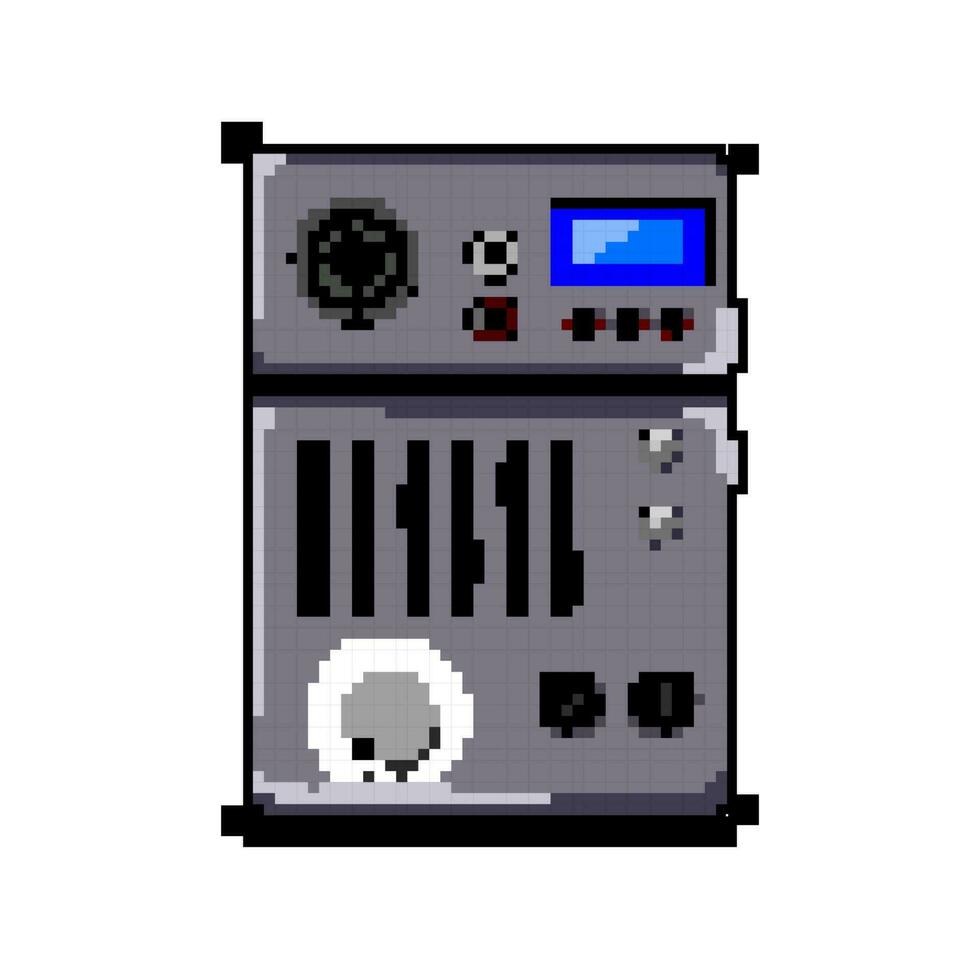 música audio misturador jogos pixel arte vetor ilustração