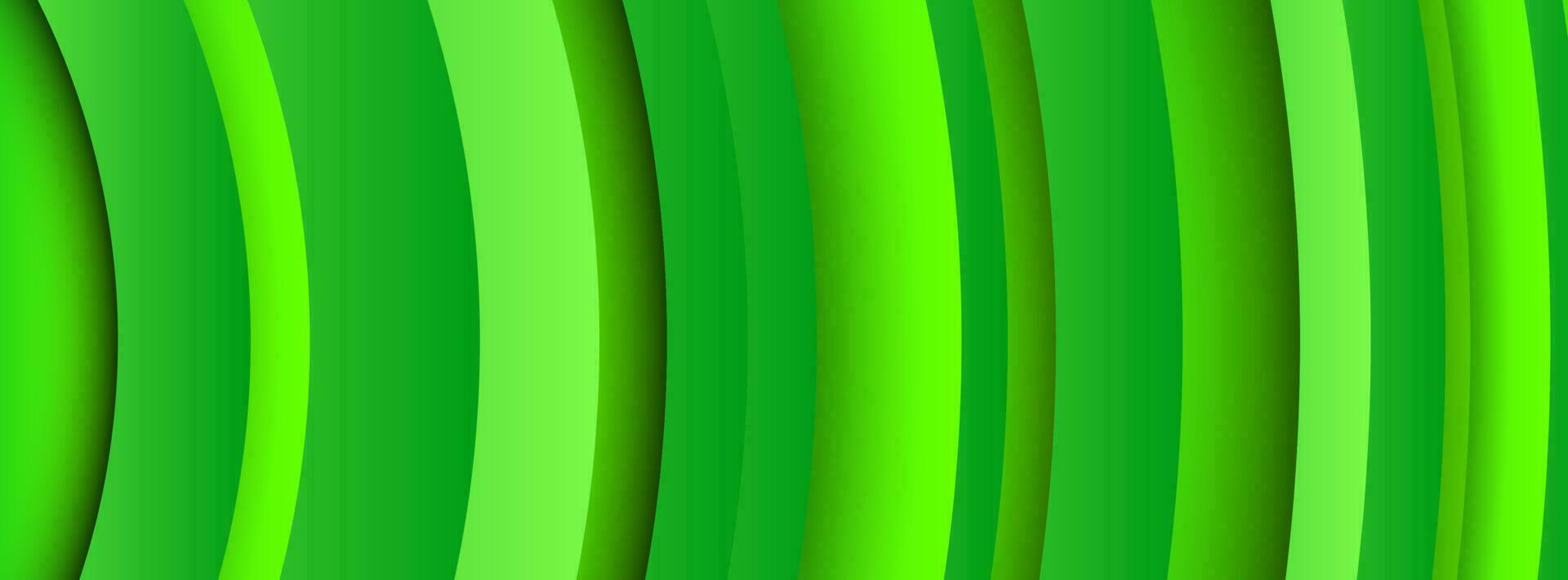 na moda geométrico verde fundo com abstrato círculos formas. bandeira Projeto. futurista dinâmico padronizar Projeto. vetor ilustração